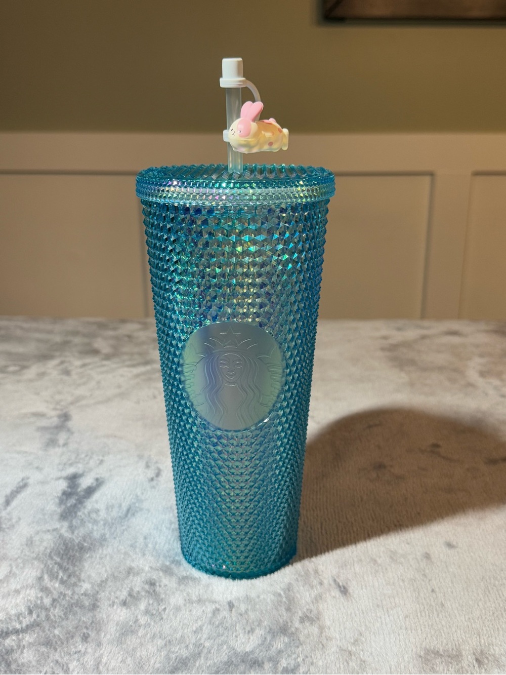 Authentic Starbucks China 2020 Mid-Autumn Festival Bunny Studded Tumbler-NWT